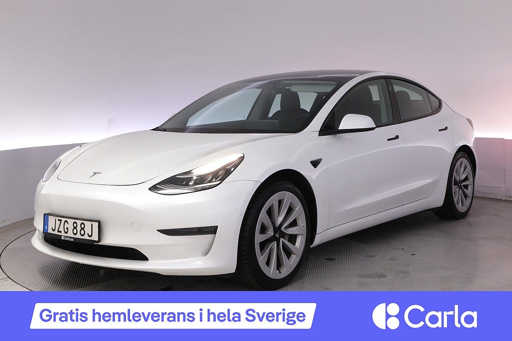 Tesla Model 3 Long Range AWD Refresh Uppg.Autopilot Panorama