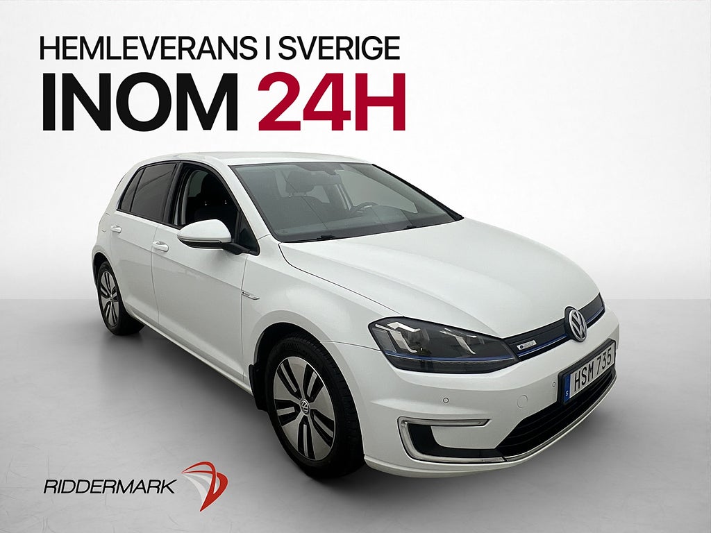 Volkswagen E-Golf 116hk P-Senssorer Navigation Värmepump
