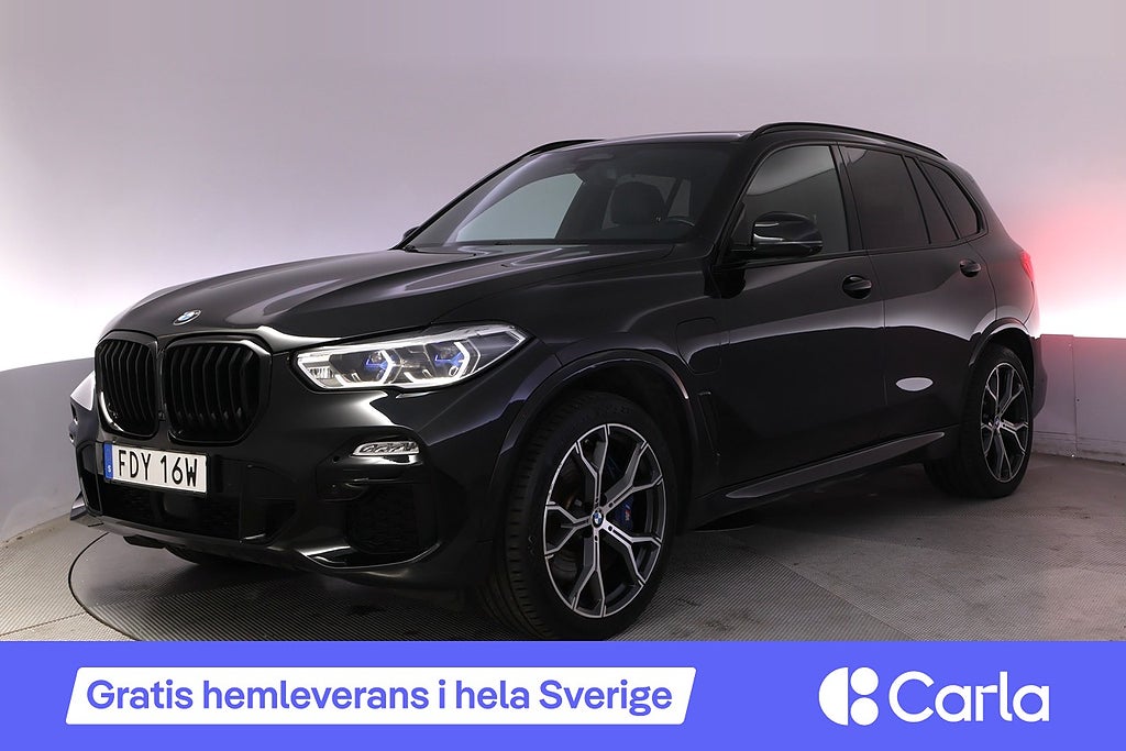 BMW X5 xDrive45e M-sport Drag Pano Komfortstol H/K HUD 360