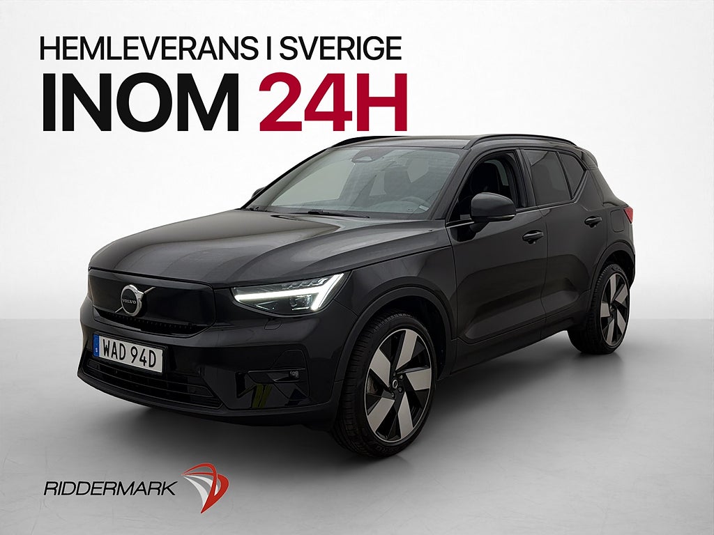 Volvo XC40 Recharge Plus Edition Värmepump Kamera Drag MOMS