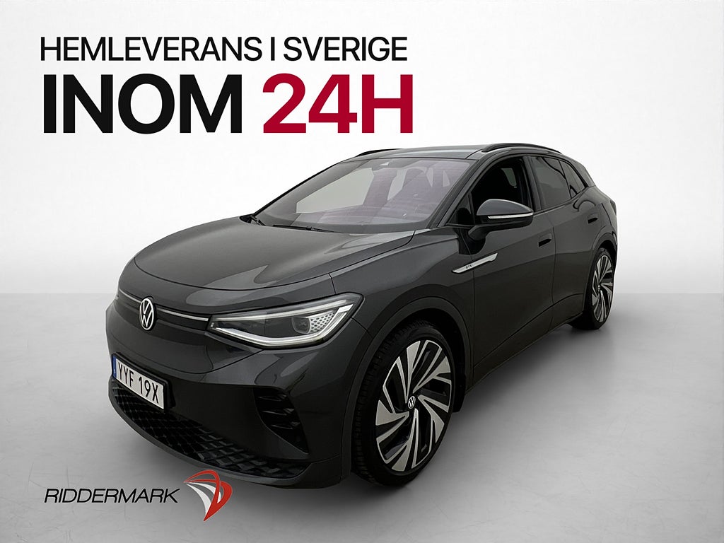 Volkswagen ID.4 GTX 77 kWh 4M 299hk MAX Pano Drag HUD MOMS
