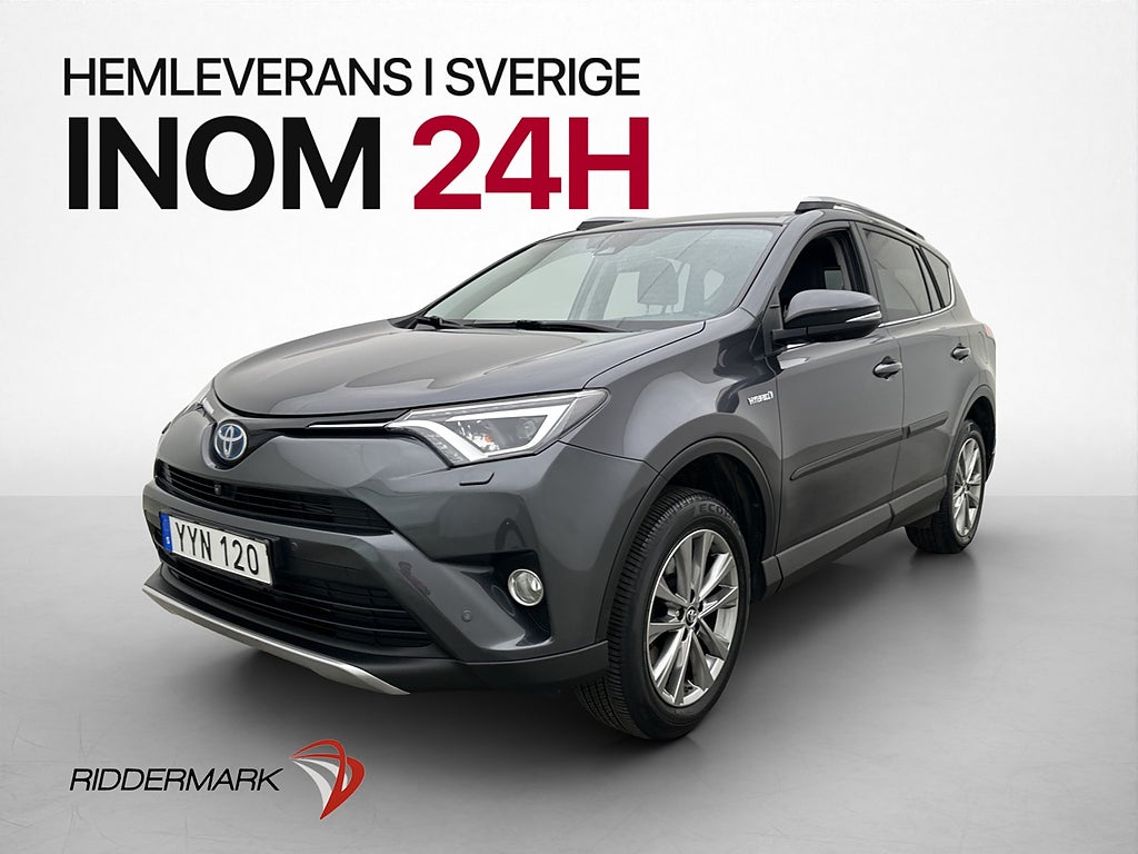 Toyota RAV4 Hybrid AWD 197hk Executive Skinn Drag Kamera