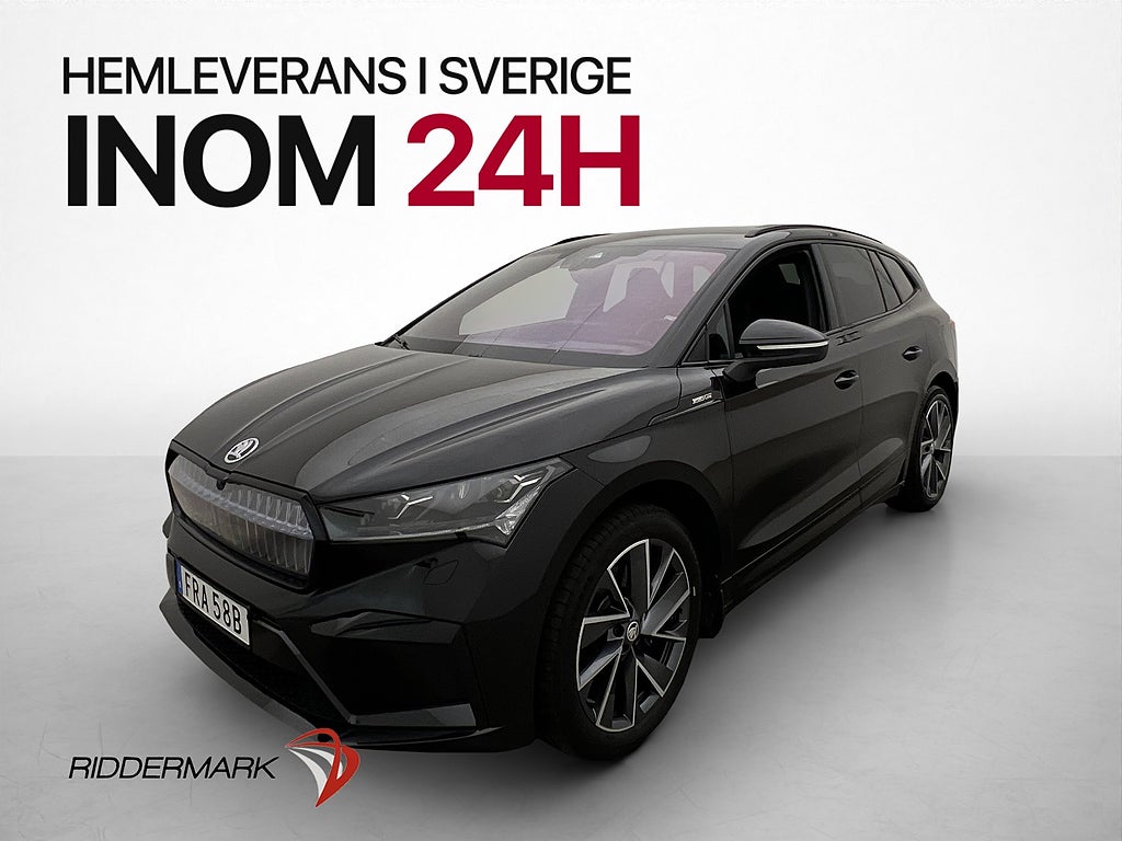 Skoda Enyaq iV 85x Sportline Crystal HuD 360° Drag Moms 286h
