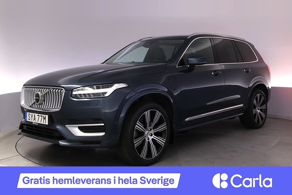 Volvo XC90 7-sits T8 Ultimate Bright Pano B&W Drag HuD 360