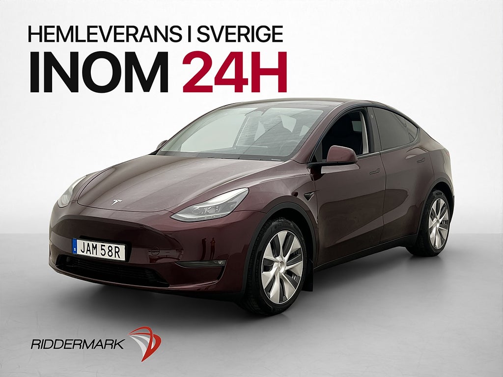 Tesla Model Y Long Range AWD FSD Drag Värmepump Svensksåld