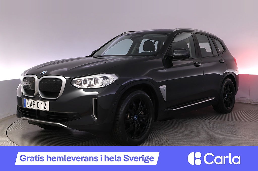BMW iX3 Charged Pano DAP Kamera Elstol Navi BLIS Carplay