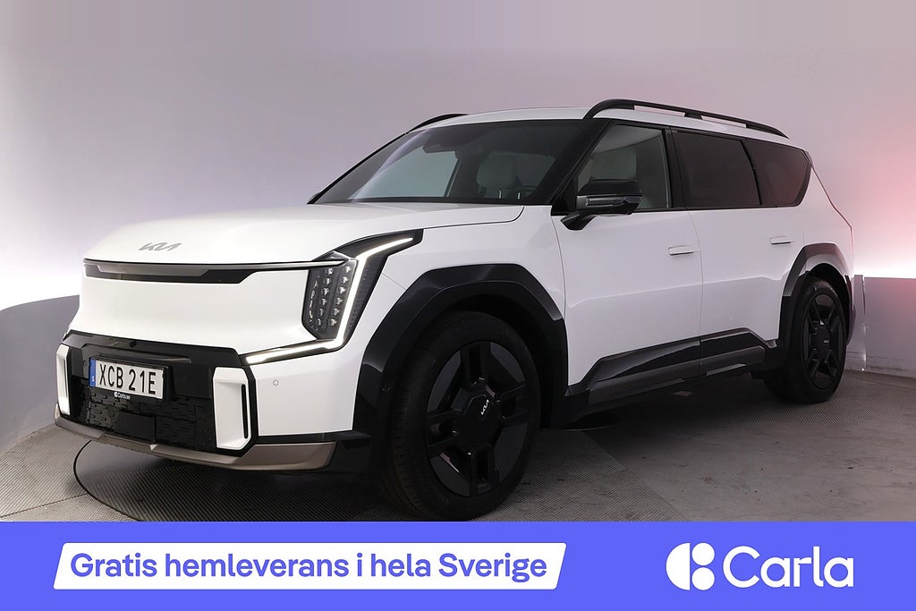 Kia EV9 AWD GT-Line 7-sits Pano Elstol Meridian HUD 360 Drag