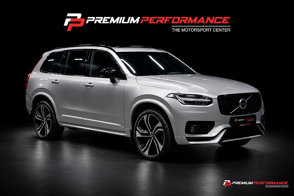 Volvo XC90 T8 AWD R-Design MOMS|22″|Pano|HuD|360°|H/K|7sits|Drag