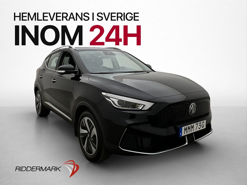 MG ZS EV Long Range 70 kWh LUXURY Pano 360° Skinn Dragkrok