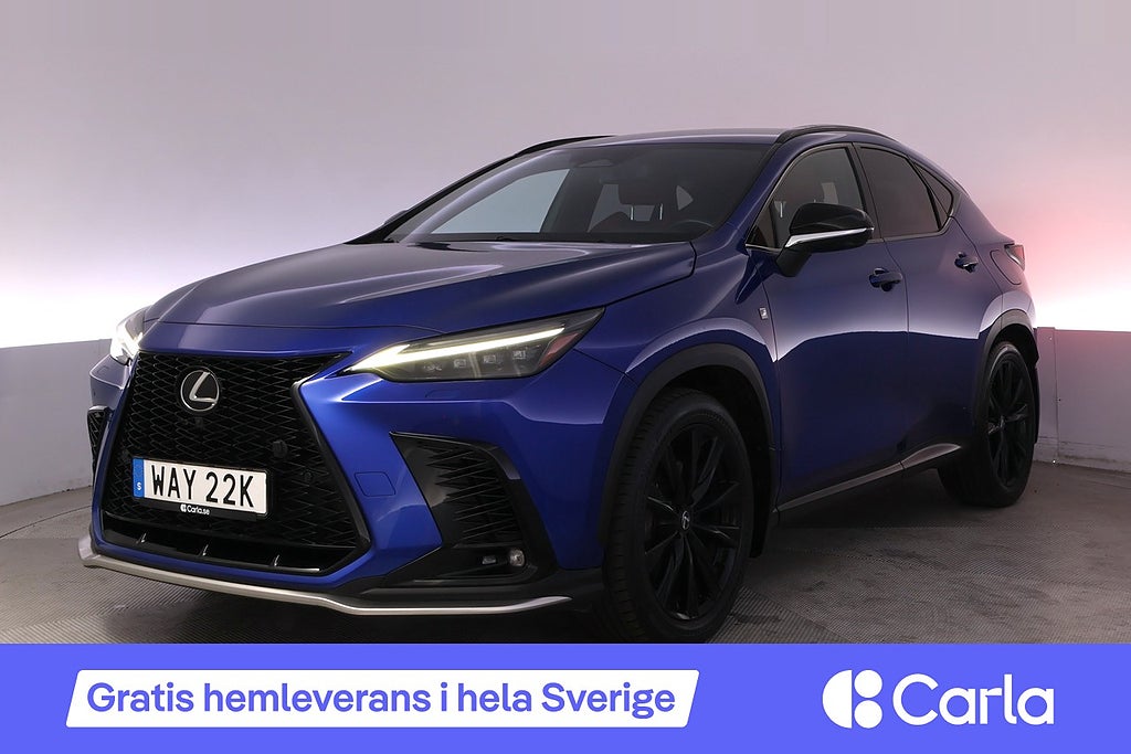 Lexus NX 450h+ F sport Drag Elstol BSM HUD 360 Vent.Säten