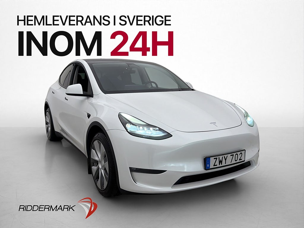 Tesla Model Y Long Range AWD Värmepump Autopilot Sv-Såld