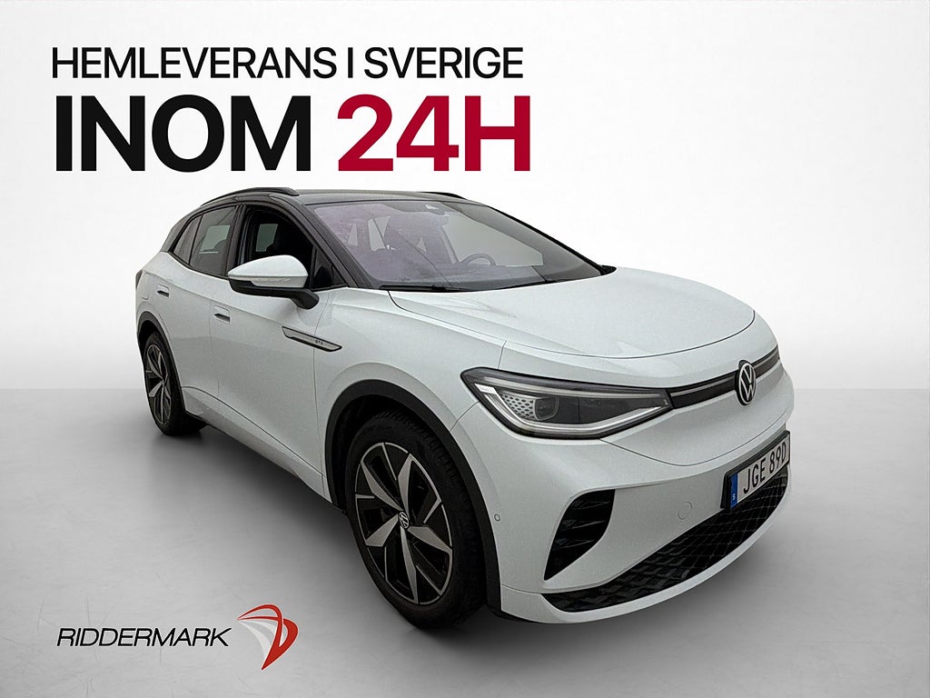 Volkswagen ID.4 GTX Värmare Dragkrok Kamera CarPlay MOMS