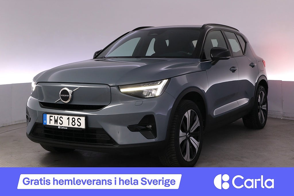 Volvo XC40 Recharge Plus Kamera Elstol Drag BLIS Navi