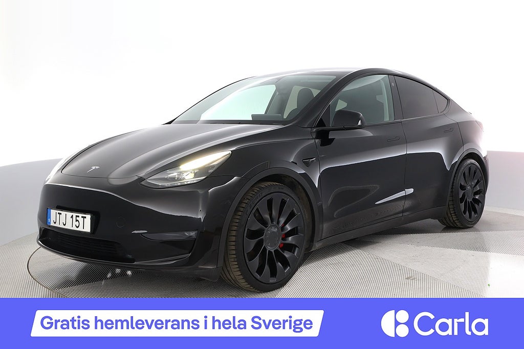 Tesla Model Y Performance Autopilot Panorama Drag