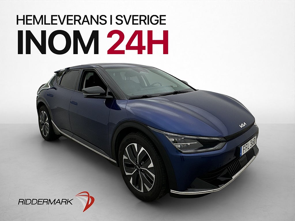 Kia EV6 77.4 kWh AWD PLUS Värmepump Skinn Rattvärme Moms
