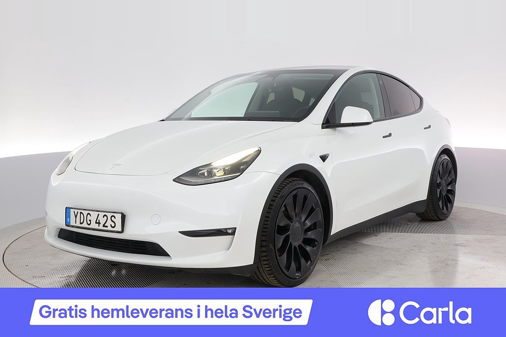 Tesla Model Y Performance AWD Drag Autopilot Panorama