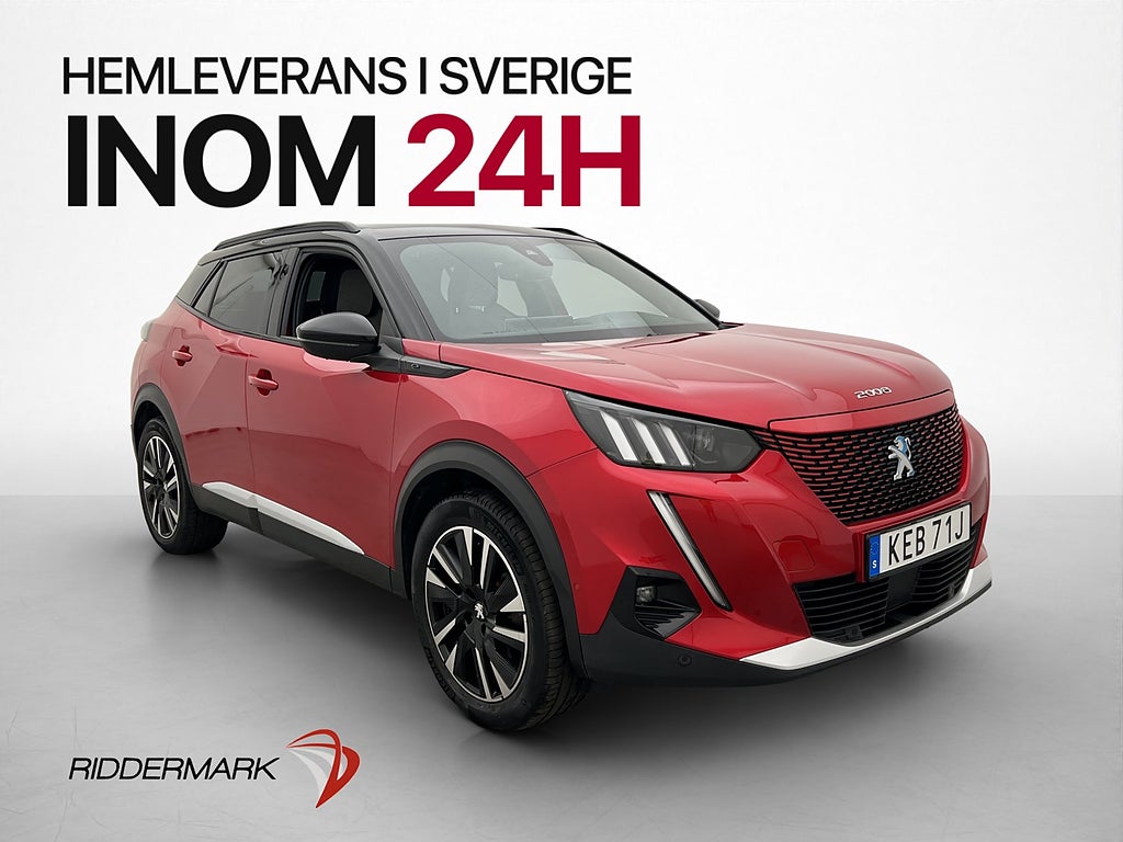 Peugeot e-2008 50 kWh Kamera CarPlay BLIS 136hk