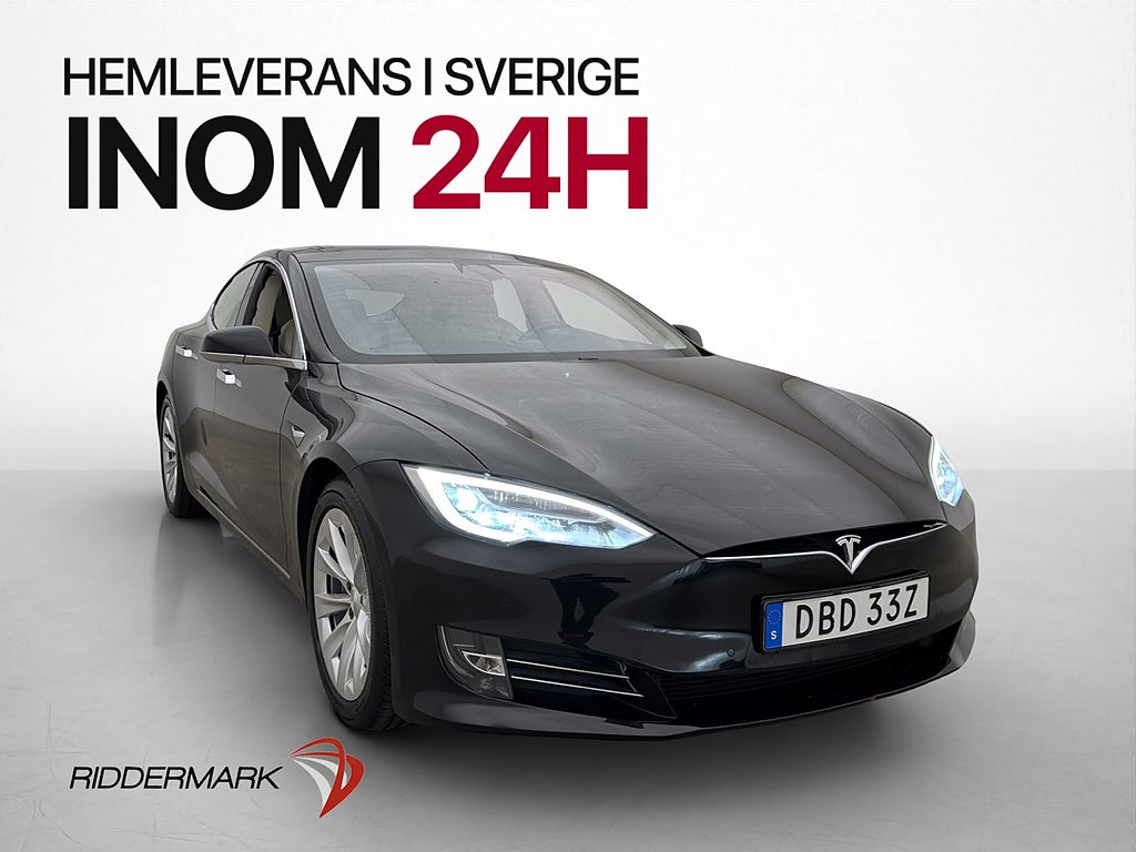 Tesla Model S 75D AWD Pano Kamera Rattvärme Svensksåld