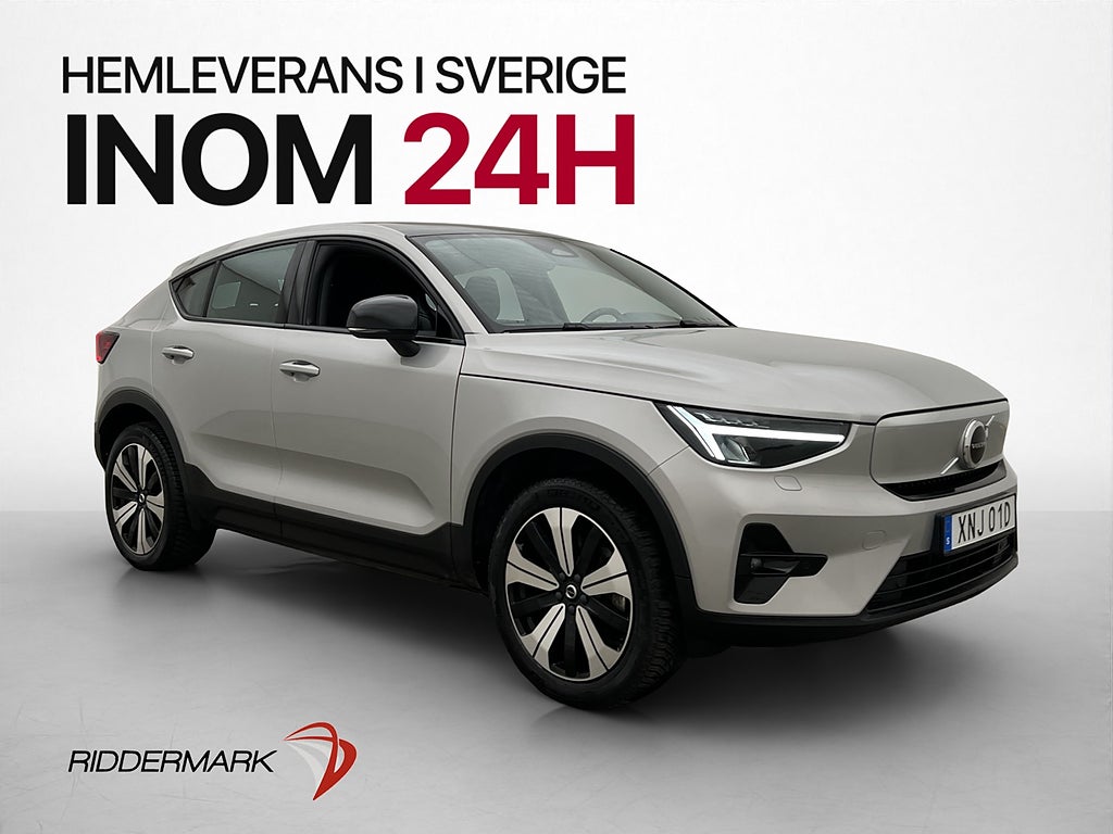 Volvo C40 Recharge 231hk Plus  Pano Värmepump Kamera MOMS