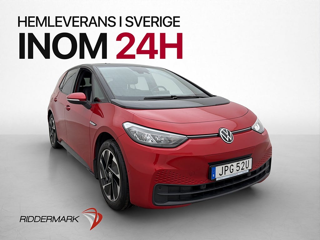 Volkswagen ID.3 Pro Performance Kamera Navi Adapt-fart MOMS
