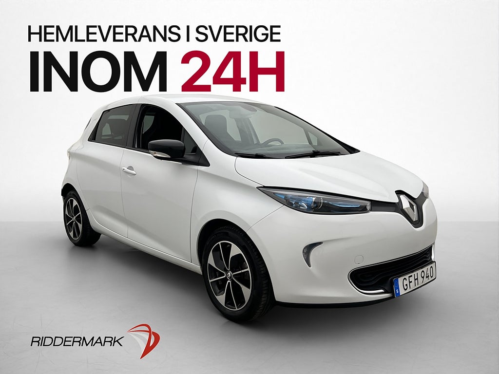Renault Zoe R110 41 kWh Friköpt Batteri Kamera Navi