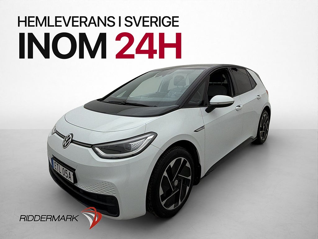 Volkswagen ID.3 Pro Performance Värmare Kamera Rattvärme