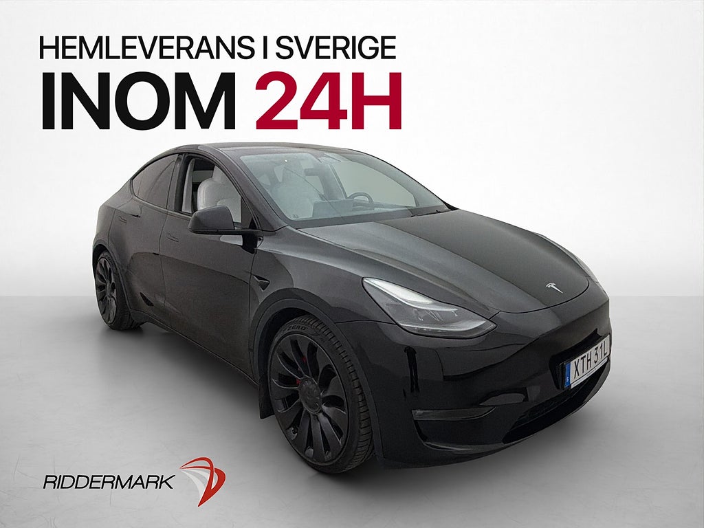 Tesla Model Y Performance Ljus Interiör Värmepump AP MOMS