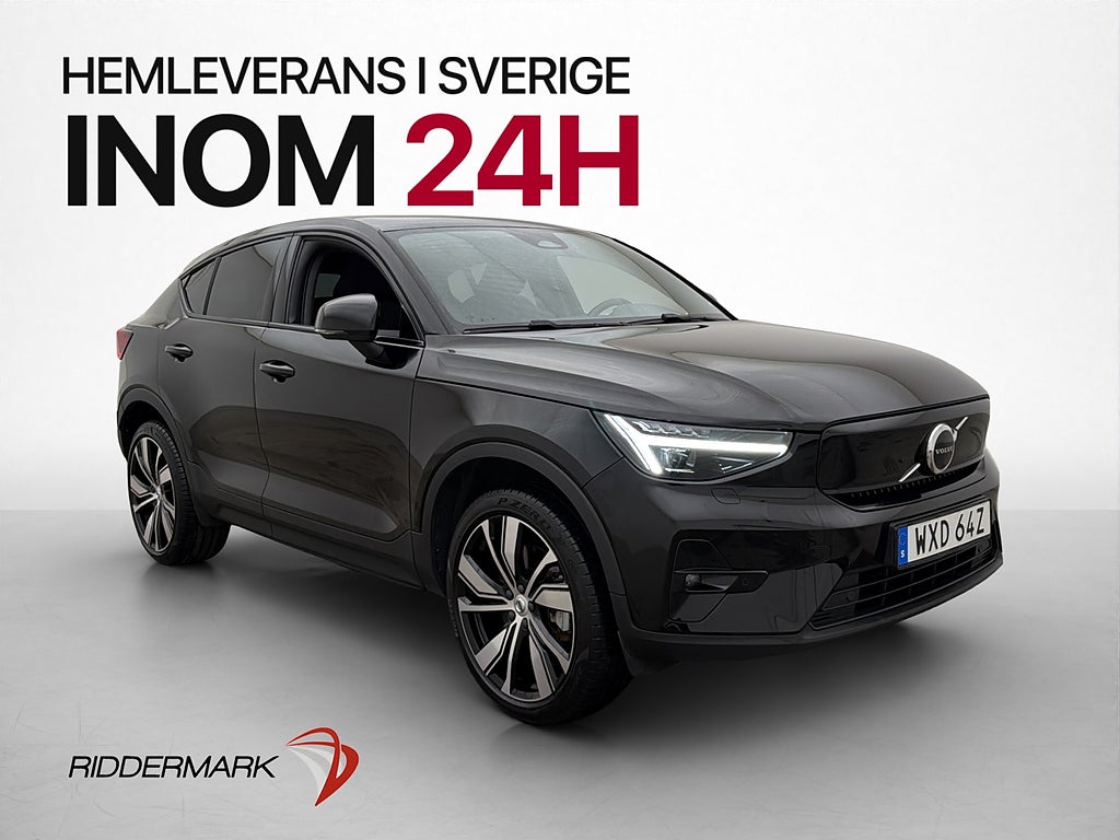 Volvo C40 Recharge Plus Pano Kamera Värmare Navi Drag