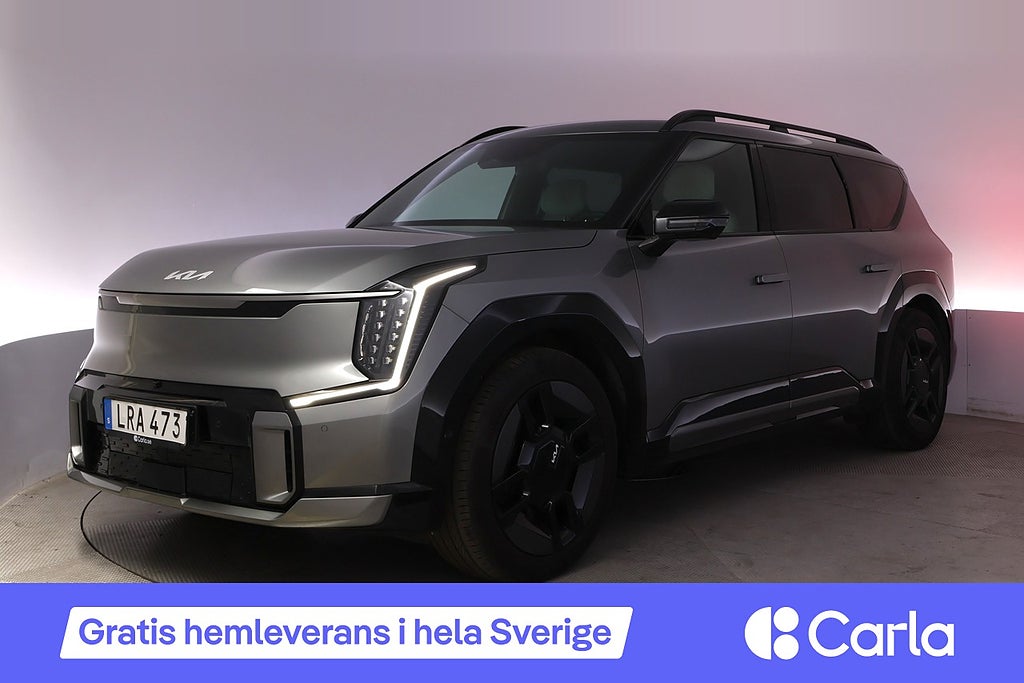 Kia EV9 AWD GT-Line 6-sits Pano Meridian Elstol 360 Drag