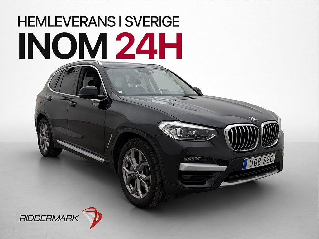 BMW X3 xDrive30e X-Line Pano HiFi Skinn Drag En Ägare