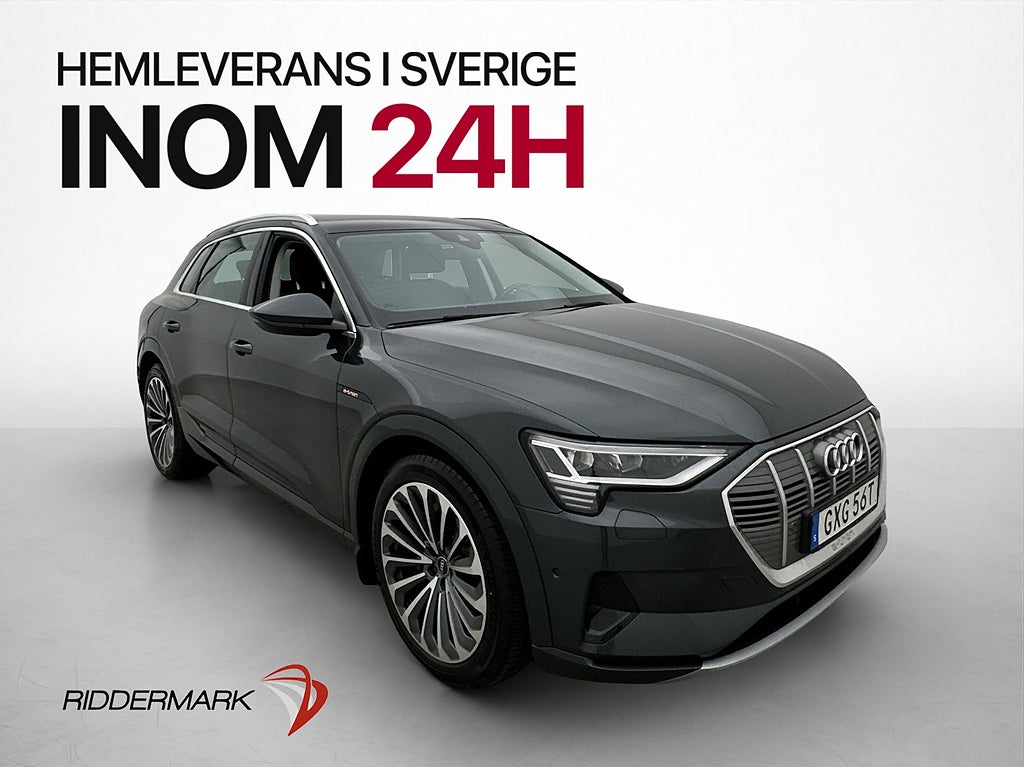 Audi e-tron 55 Q Proline Luftfjädring Kamera Skinn Dragkrok
