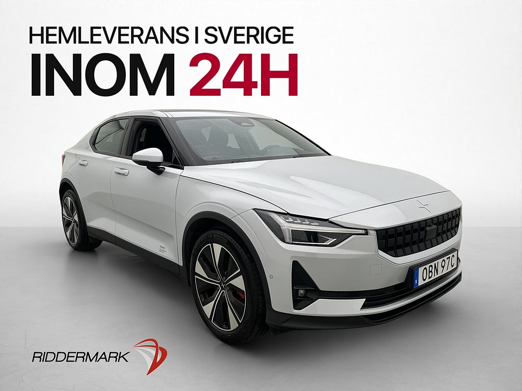 Polestar 2 Long Range SM Plus Pilot Lite Pano H/K Värmepump