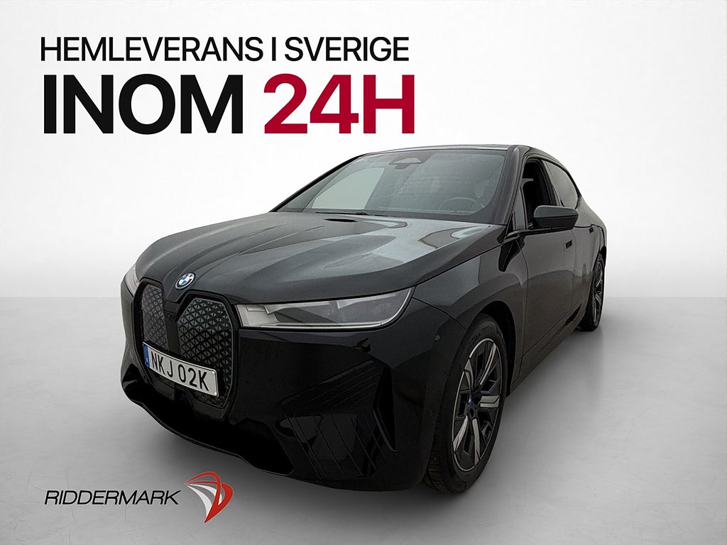 BMW iX xDrive50 H/K 360° Läder Panorama Drag MOMS