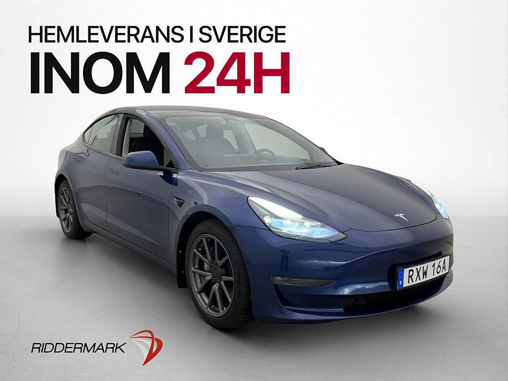 Tesla Model 3 Long Range AWD Drag Värmepump Autopilot
