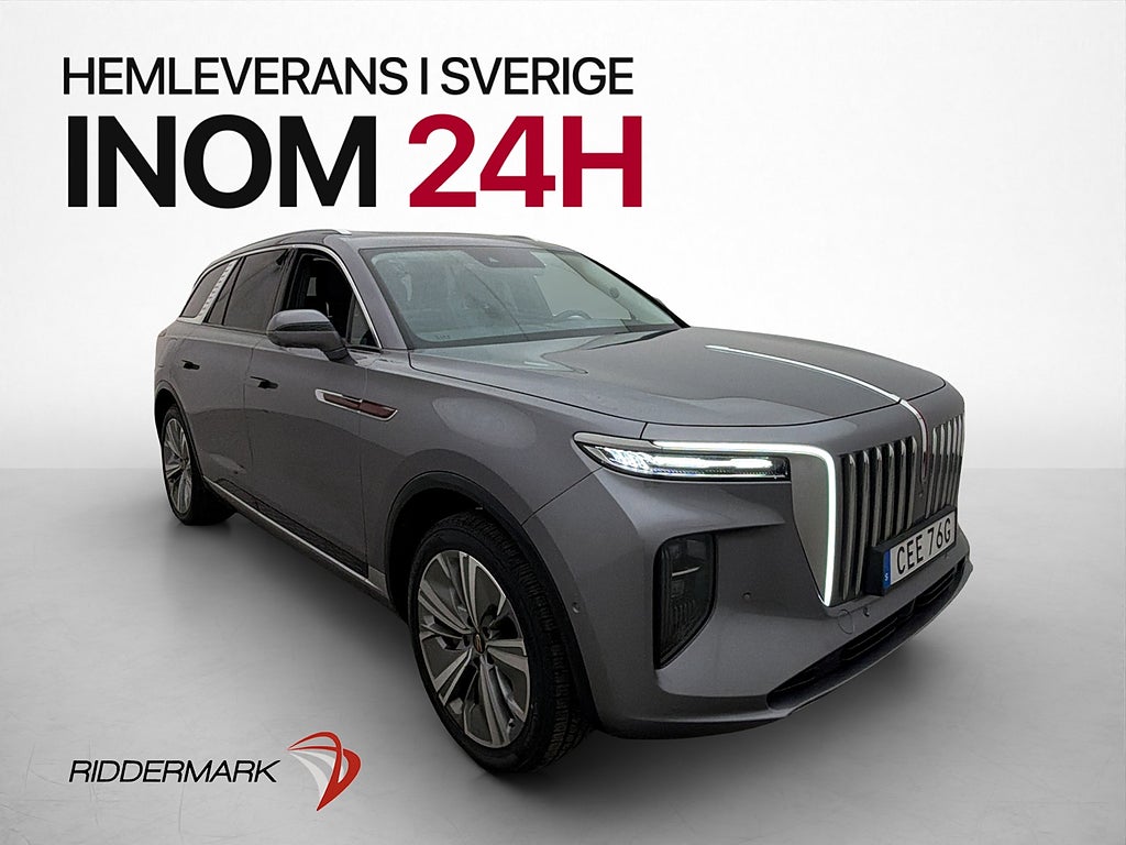 Hongqi E-HS9 Premium AWD 551hk 7-Sits Pano 360° Soft-Close