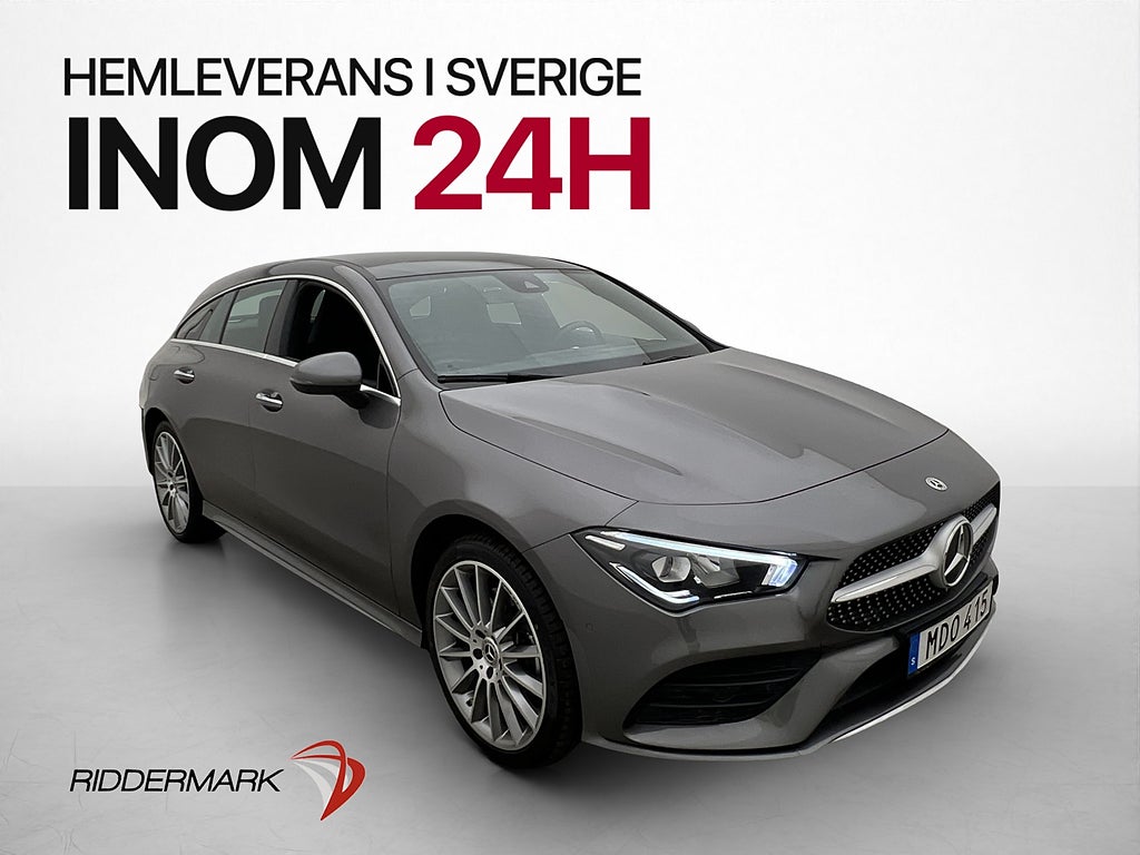 Mercedes-Benz CLA250 e AMG Pano Wide Värmare Kamera Drag