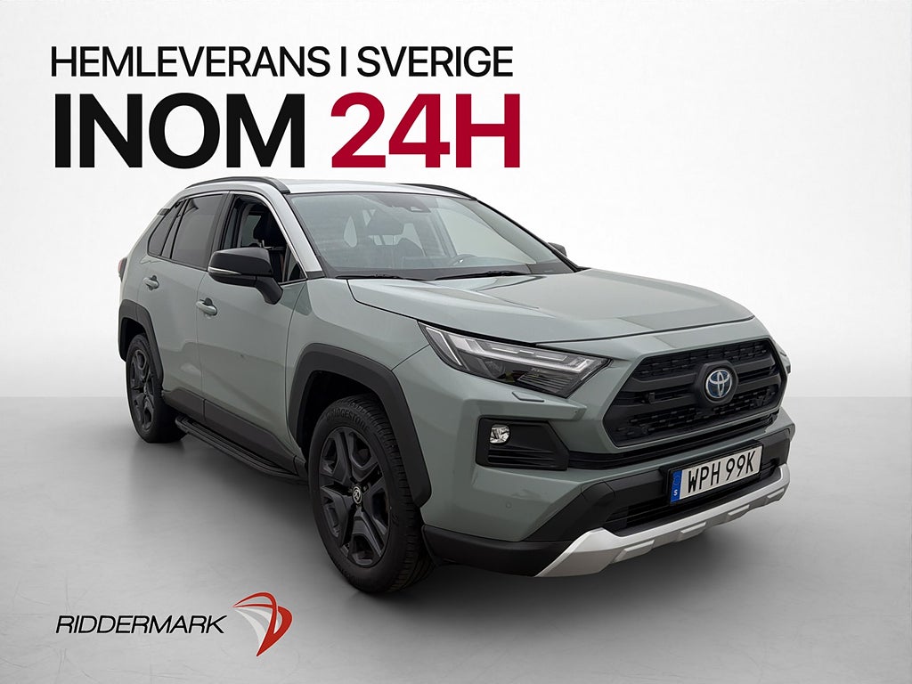 Toyota RAV4 Hybrid AWD Adventure M&K-Värmare Kamera Dragkrok