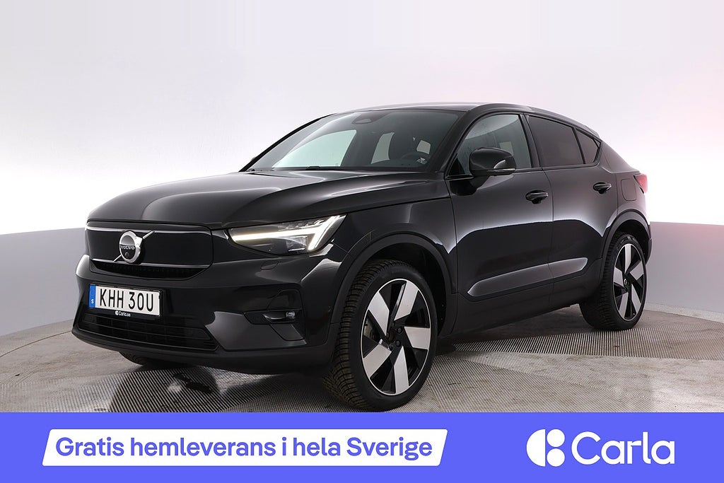 Volvo C40 Recharge Twin Plus Drag Pano Elstol H/K Kamera