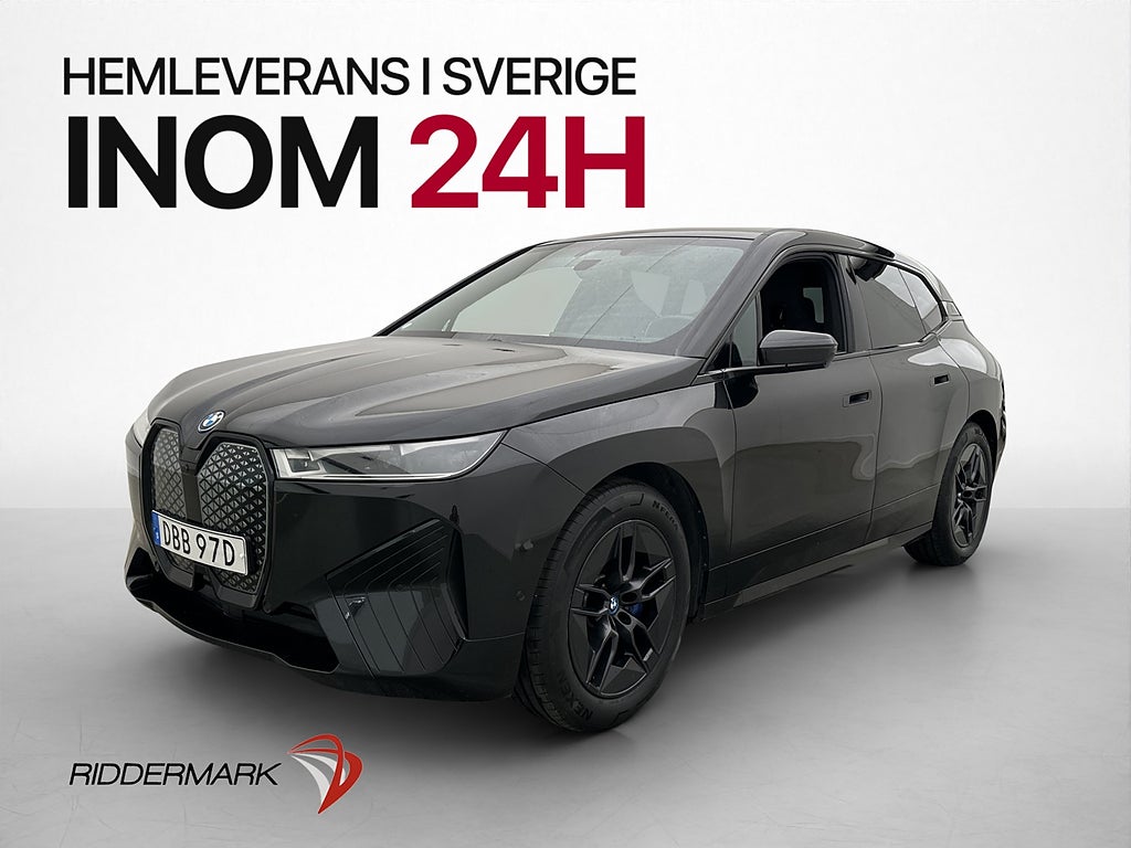 BMW iX xDrive50 Sport Package H/K HuD 360° Drag 1-Äga Moms