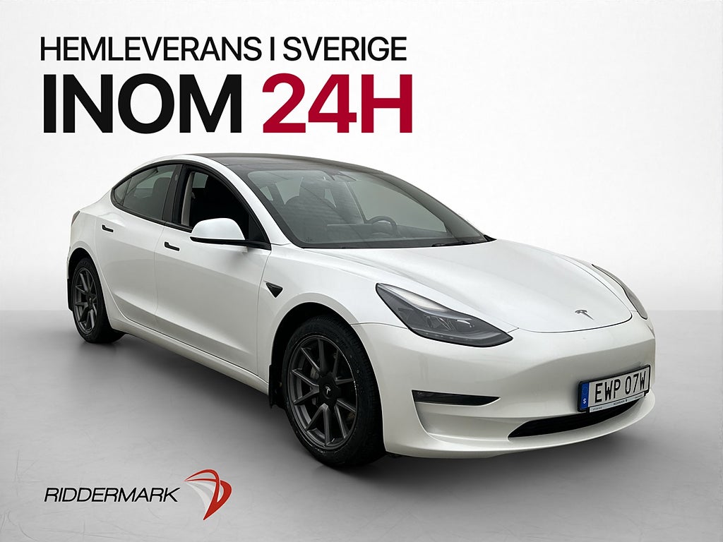 Tesla Model 3 Long Range AWD Autopilot Värmepump 1-Brukare