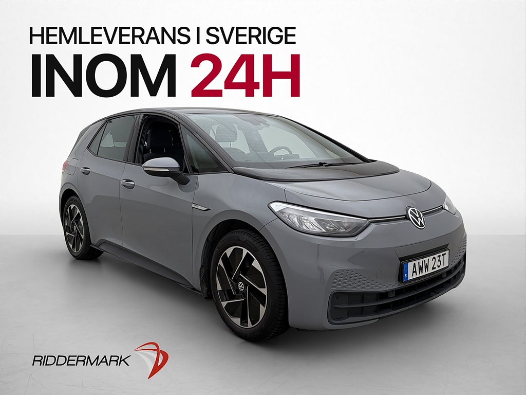 Volkswagen ID.3 Pro Performance Värmare Navi CarPlay