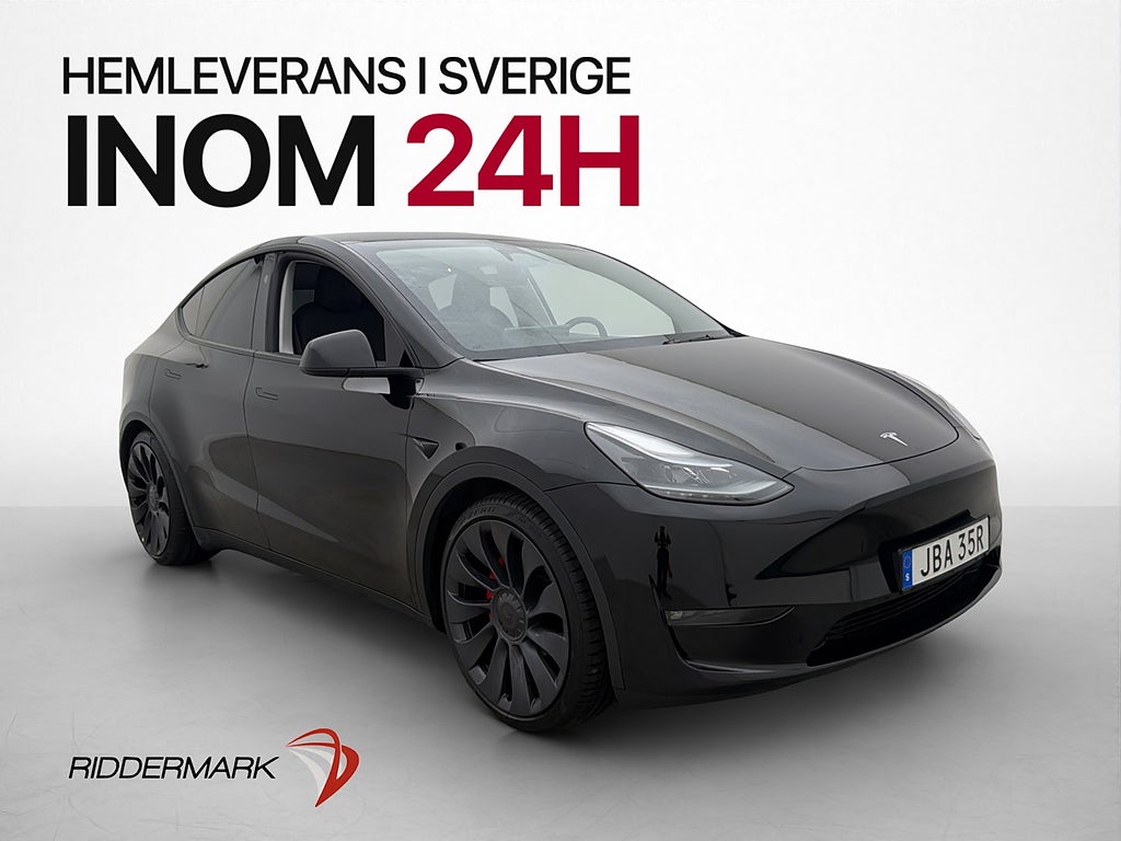 Tesla Model Y Performance Dragkrok Autopilot MOMS