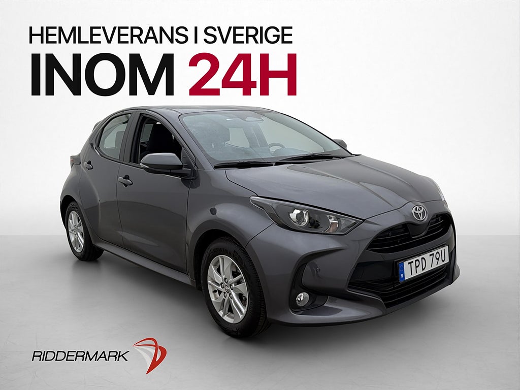 Toyota Yaris Hybrid Backkamera En Ägare Moms 116hk