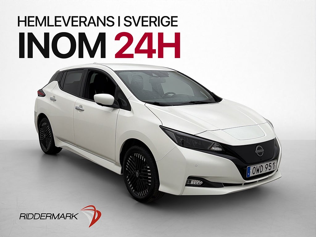 Nissan Leaf e+ 217hk N-Connecta 360° Navi Rattvärme MOMS