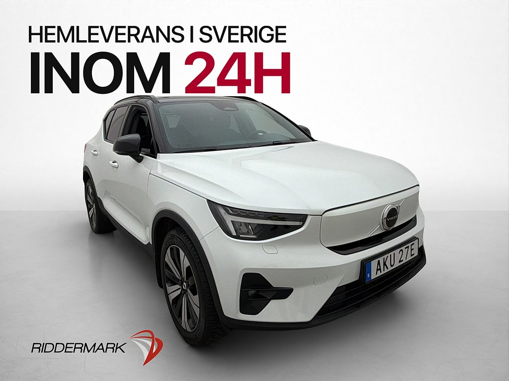 Volvo XC40 Recharge Plus Värmare Kamera Navi Dragkrok