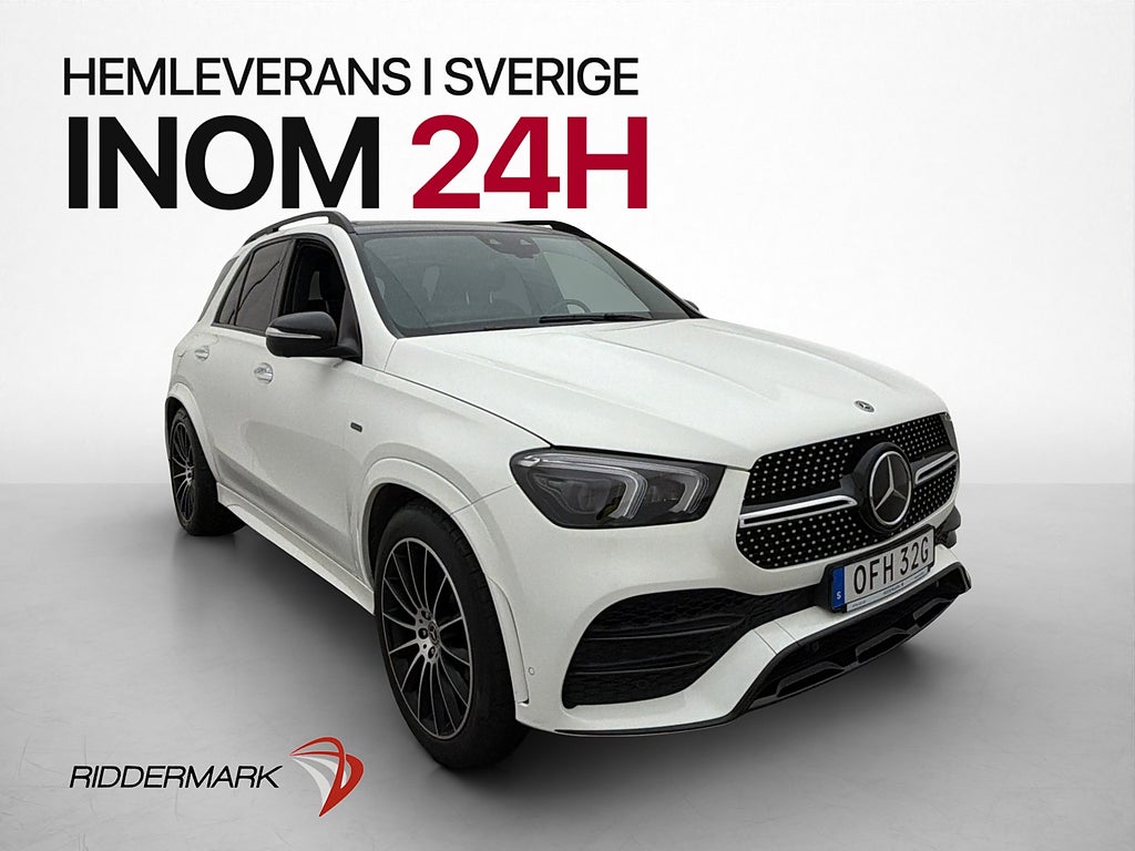 Mercedes-Benz GLE 350 de 4M AMG Pano Burm Skärmar-Bak MOMS
