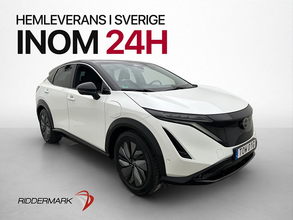 Nissan Ariya 87 90 kWh 242hk Evolve Pano Värm BOSE 360° Moms