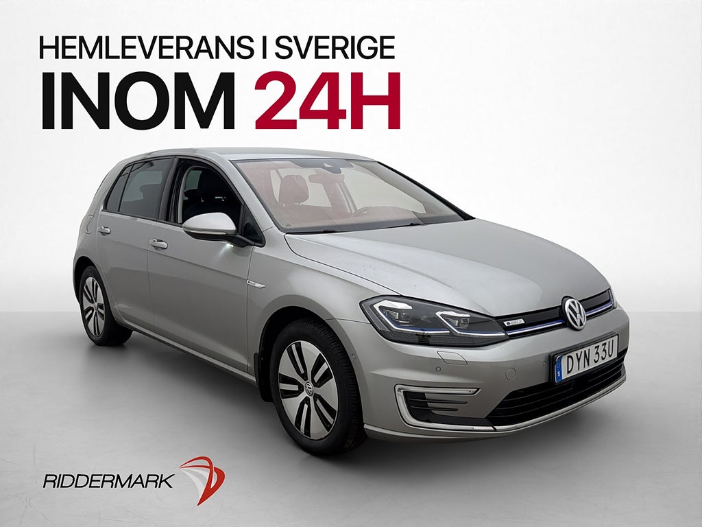 Volkswagen E-Golf 136hk Cockpit Värmepump Skinn Dynaudio CCS