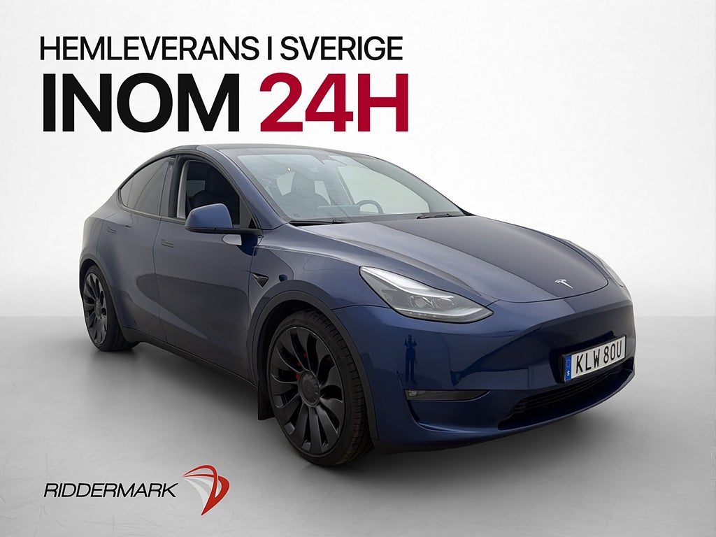 Tesla Model Y Performance Dragkrok Autopilot MOMS