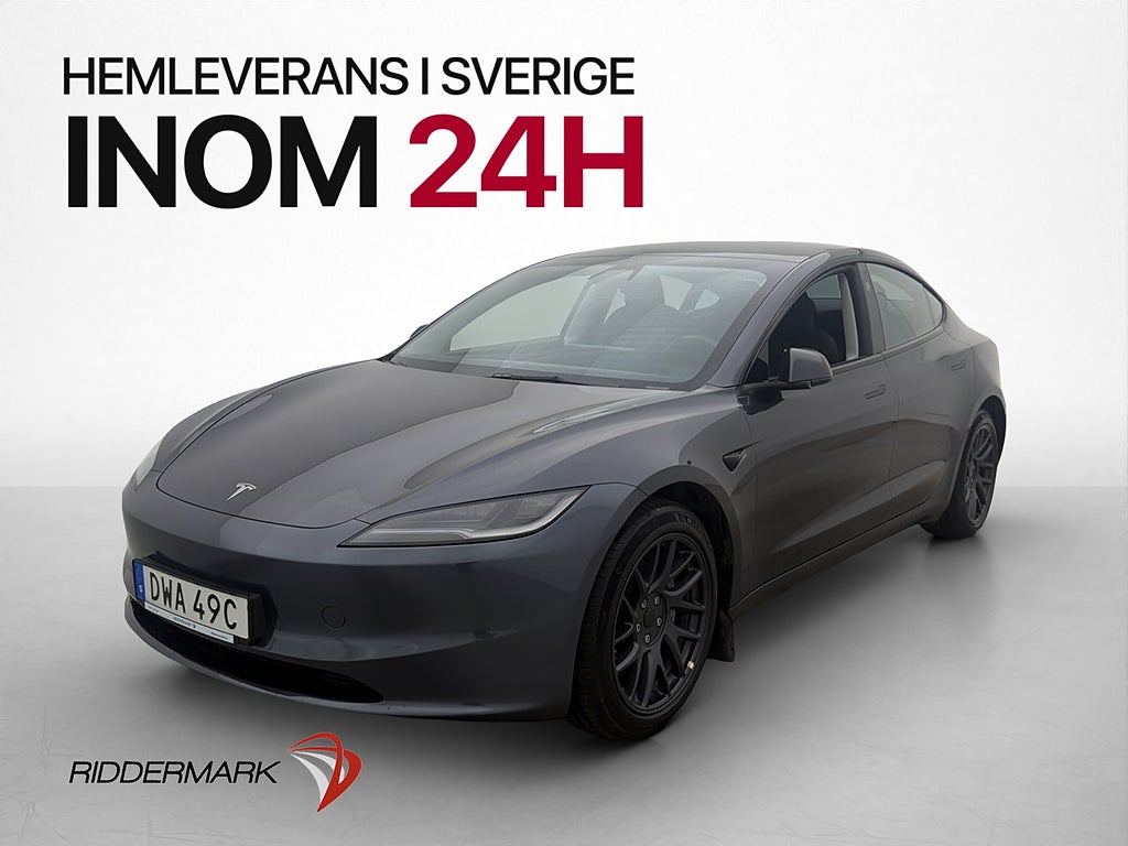 Tesla Model 3 Long Range AWD Värmare Autopilot MOMS En-Bruk
